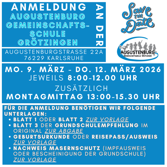 Schnuppertag und Anmeldung 5er 2024