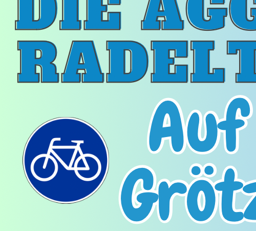 Plakat zum diesjährigen Stadtradeln. Alle Personen, die der AGG nahe stehen, sind zum Mitmachen eingeladen.